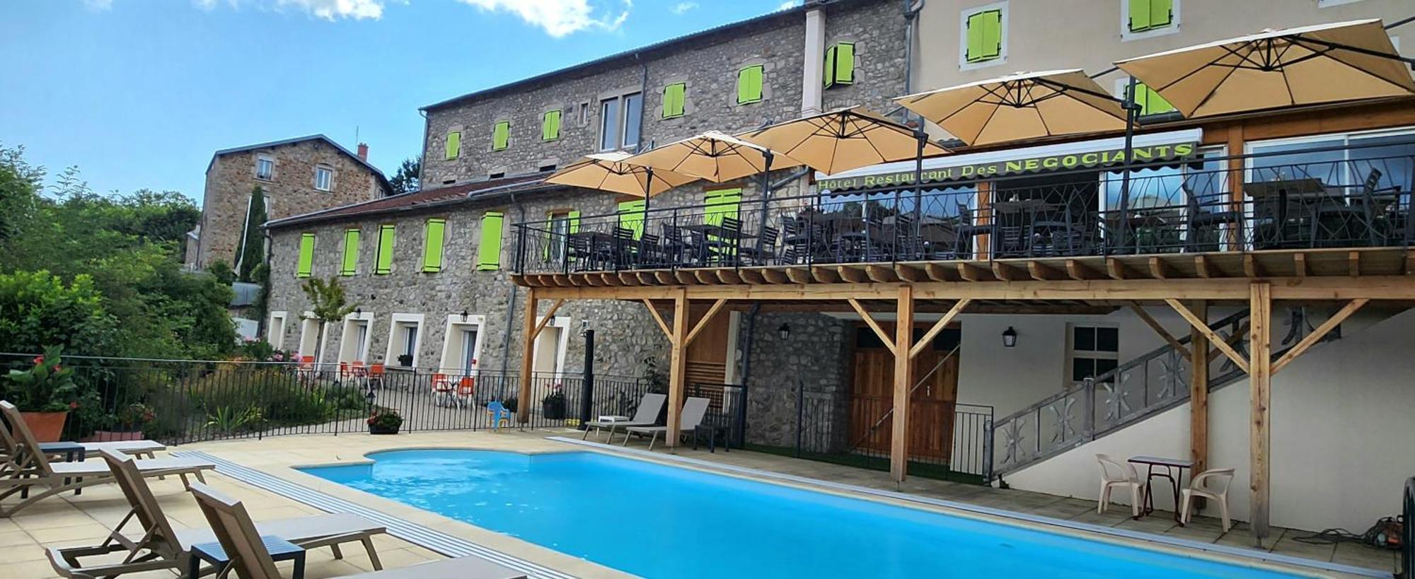 Hotel Des Negociants Lamastre Kültér fotó